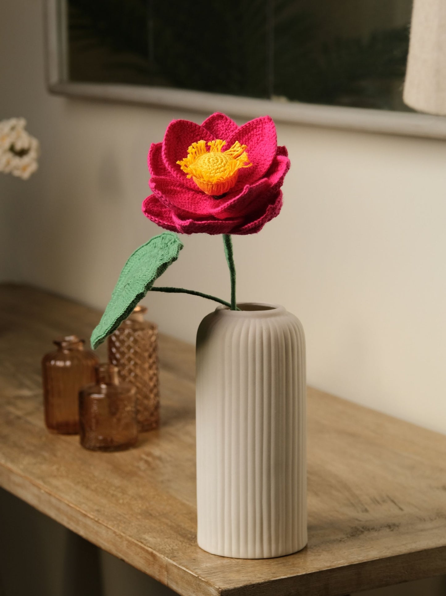 India Blooms: Handmade Crochet Lotus