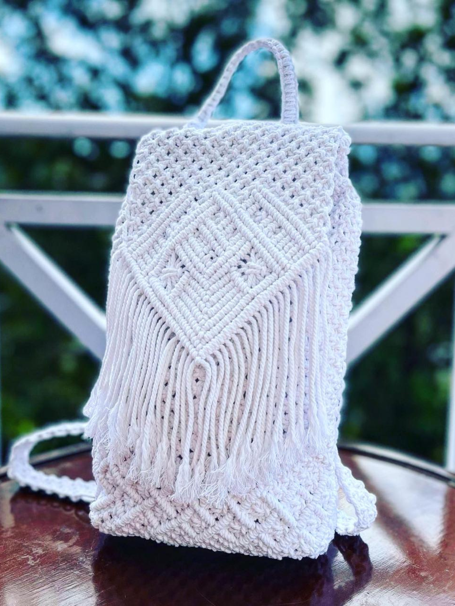Macrame Backpack