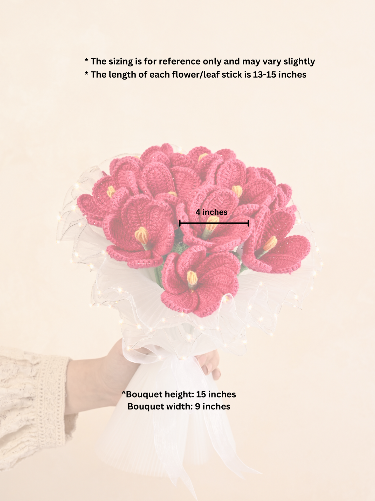 Glowing Blooms: With lights