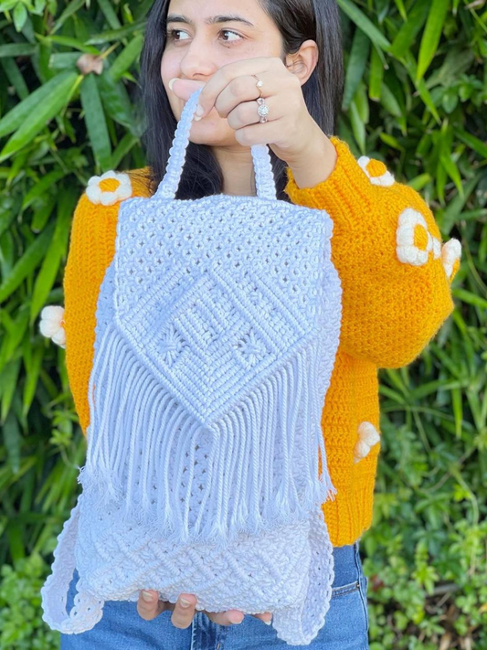 Macrame Backpack