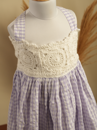 Lavender Haze Handmade Dress
