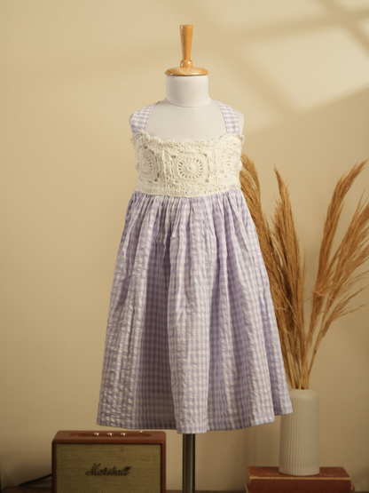 Lavender Haze Handmade Dress