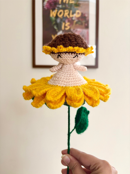 Convertible Sunflower Doll