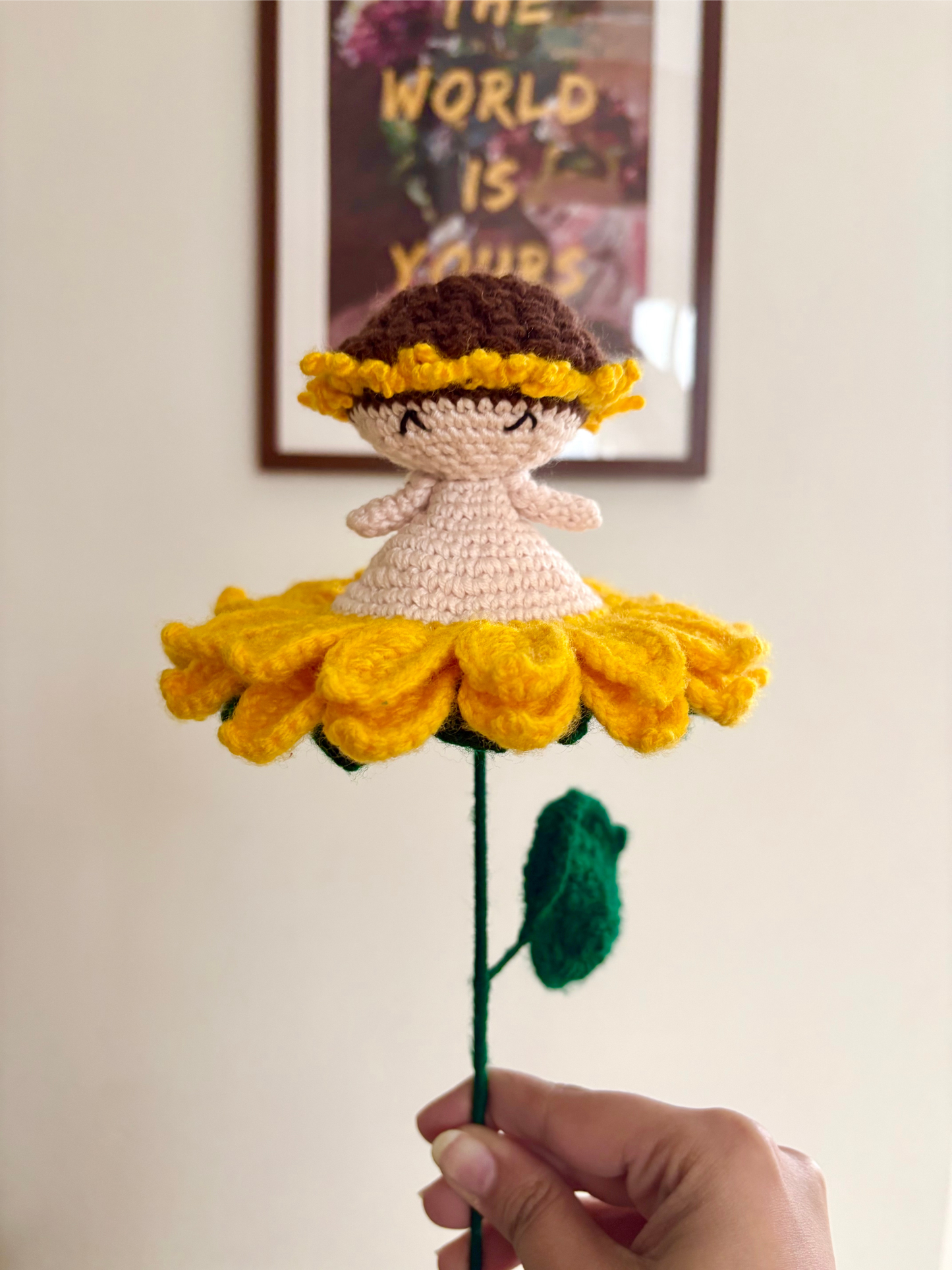 Convertible Sunflower Doll