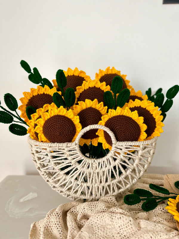 Forever Sunflower Basket