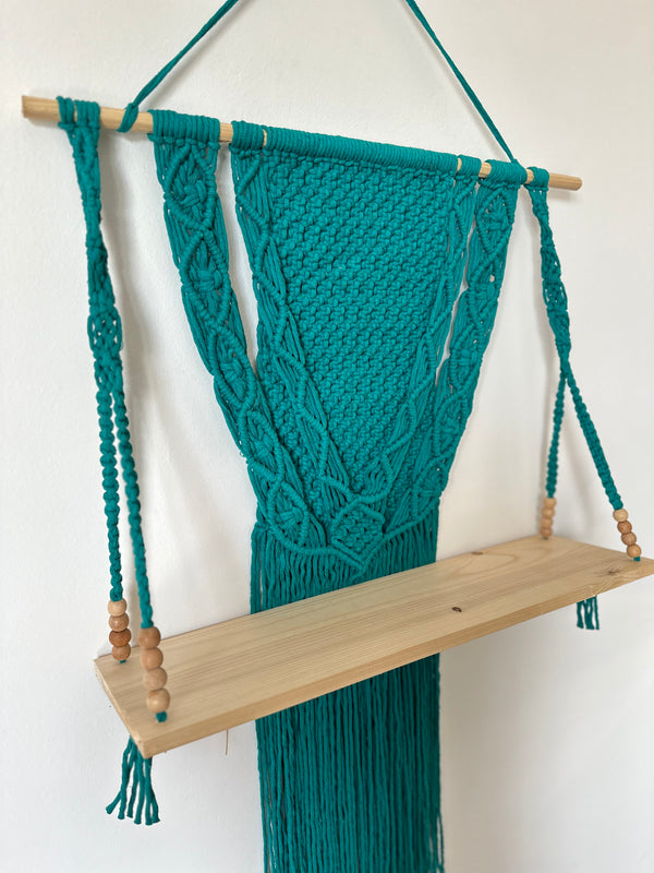 Floating Shelf: Teal