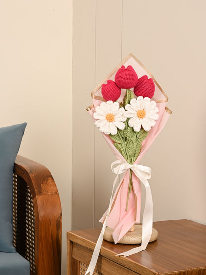 Forever tulips and daisies