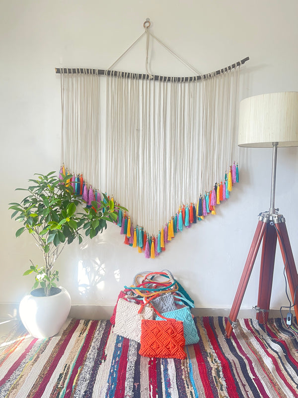 Big Tassels Wall Hanging