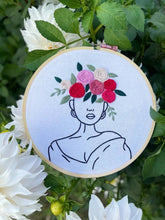 Embroidery Hoop Lady