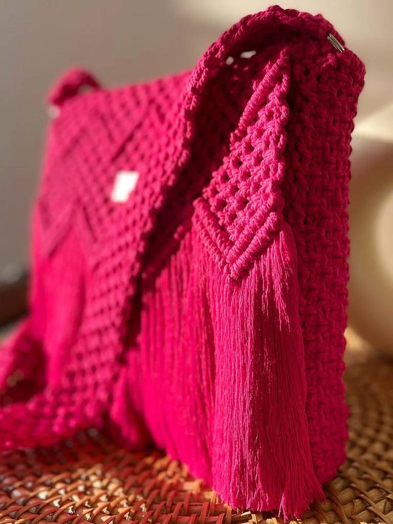 Macrame Box Sling Bag