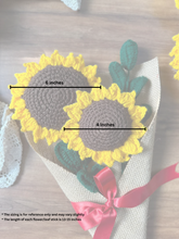 Crochet Sunflower Bouquet of 2