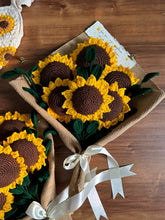 Crochet Sunflower Bouquet of 6