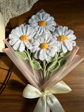 Crochet Daisy Bouquet of 4