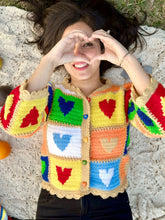 Crochet Hearty Heart Cardigan