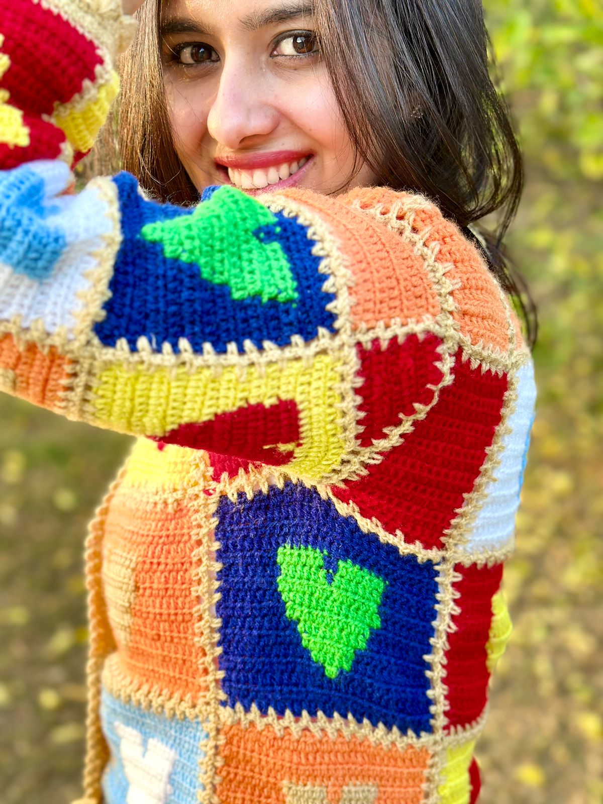 Crochet Hearty Heart Cardigan