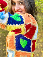 Crochet Hearty Heart Cardigan