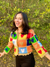 Crochet Hearty Heart Cardigan