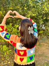 Crochet Hearty Heart Cardigan